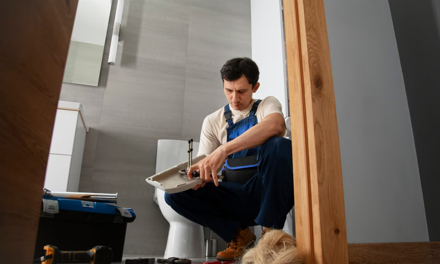 bathroom plumbing